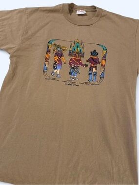 Sunbelt Brown Men’s Short Sleeve T‑Shirt with Southwestern Graphic